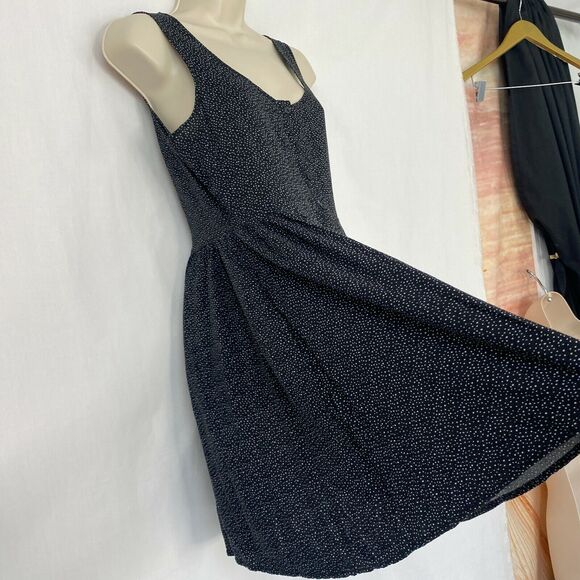 BP Nordstrom Dress Womens Small Black Polka Dot Pockets Short Mini Sleeveless - Picture 4 of 10